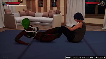 Lacey vs saniah nf3d lesbian sex battle combat