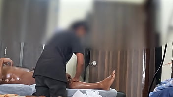 Flashing dick to maid