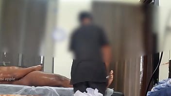 Flashing dick to maid