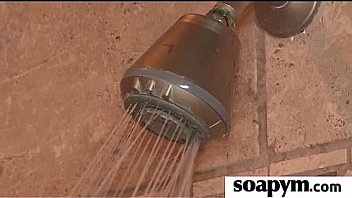 Masseuse strokes a huge cock and tastes the cum 3