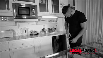 Teen cassie fire tied up with ropes for rough bdsm fuckeria in the kitchen gp227