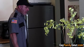 Scared Stepson Blows His Strict Stepfather thumbnail