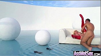 Big oiled wet butt girl get anal sex movie 24