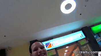 Luscious czech teen is seduced in the mall and screwed in pov