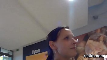 Luscious czech teen is seduced in the mall and screwed in pov