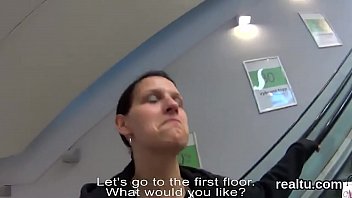 Luscious czech teen is seduced in the mall and screwed in pov