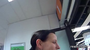 Luscious czech teen is seduced in the mall and screwed in pov