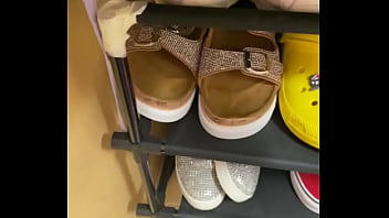 A sneak peek of my friends collection of shoes at my disposal A sneak peek of my friends collection of shoes at my disposal