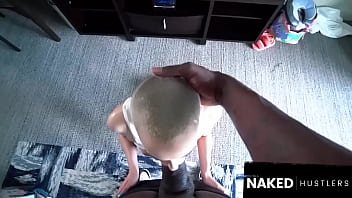 The perfect couple 7ft black athlete and petite european white model fuck hard