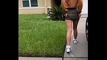 I’m positive this is what everyone see’s when i get out of my car no makeup hair a mess and dress riding up