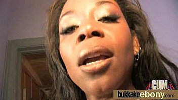 Ebony gangbanged interracial 17