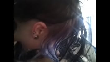 Debauchery on her knees