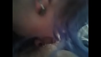 Debauchery on her knees