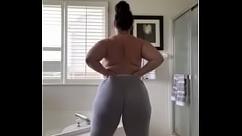 Twerking in the bathroom