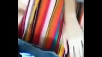 Pulling out her big tits