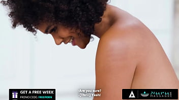 Gorgeous masseuse wants to ride her client's huge dick