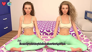 Elmwood university #15 helping the blonde flatmates doing yoga