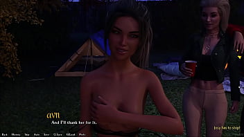 Being a dik #187 18 year old brunette loses in strip pong and becomes completely nude at the college party