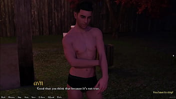 Being a dik #187 18 year old brunette loses in strip pong and becomes completely nude at the college party