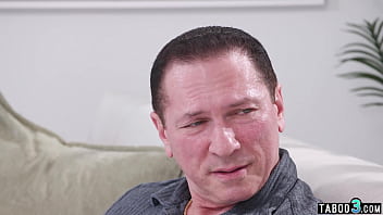 Perv stepfather guiding his petite stepdaughters ass