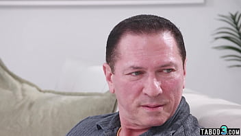 Perv stepfather guiding his petite stepdaughters ass