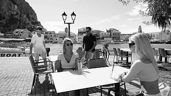 Tantalizing tourists chapter 2 bi blondes candee licious and shalina devine initiate a dp gangbang gp3198