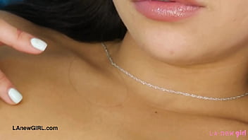 Pretty teen latina naked close up