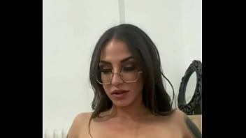 Medusa playing with a big dildo blowjob titjob and masturbation