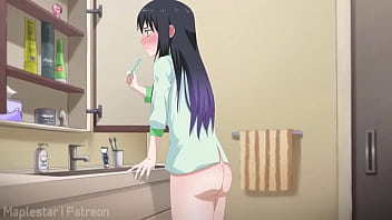 The pulled her pants down xd