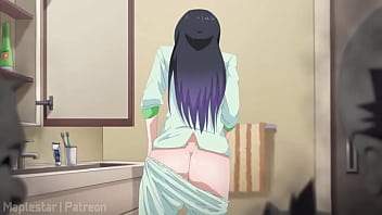The pulled her pants down xd