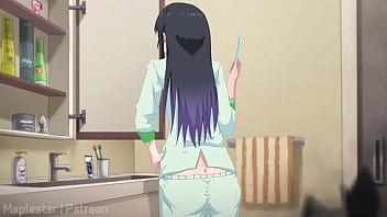 The pulled her pants down xd