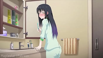 The pulled her pants down xd