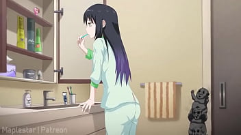 The pulled her pants down xd