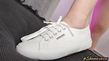 Superga keds sneaker fetish bj fuck cum on soles