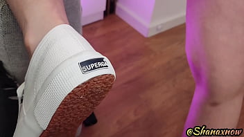 Superga keds sneaker fetish bj fuck cum on soles