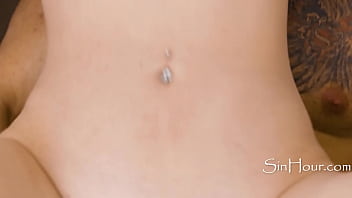 Hazel eyed blonde stares at you while getting railed