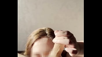 Sensual cock massage and ball licking provoked a huge cumshot Sensual cock massage and ball licking provoked a huge cumshot