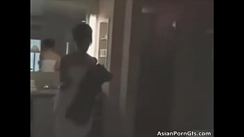 Sexy nasty cute asian slut gets nude