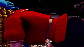Street Fighter Sakura X Karin Ass Licking thumbnail