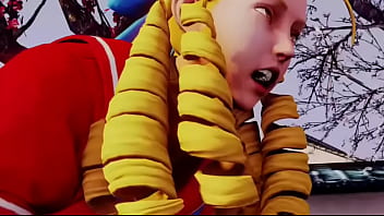 Street fighter sakura x karin ass licking