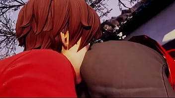 Street fighter sakura x karin ass licking