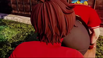 Street fighter sakura x karin ass licking