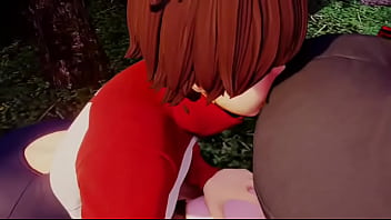 Street fighter sakura x karin ass licking