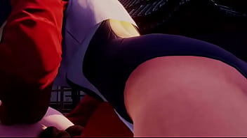 Street fighter sakura x karin ass licking
