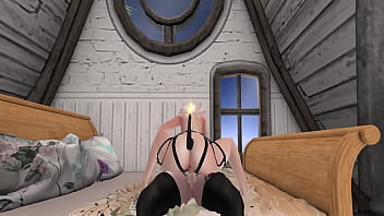 What happened after being shown her room