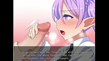 Elf playing with wood