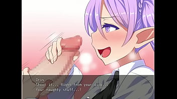 Elf playing with wood