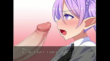 Elf playing with wood