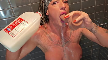 I fuck bathed in milk