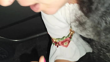 Slut milf wife gets fucked on a car in the forest while her husband is waiting for her at home